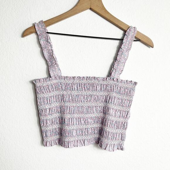 French Connection Women’s Square Neck Cropped Tank Cami Top Size US 12 New - Picture 2 of 6